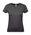 Dames T-shirt B&C E150 TW02T Used Black